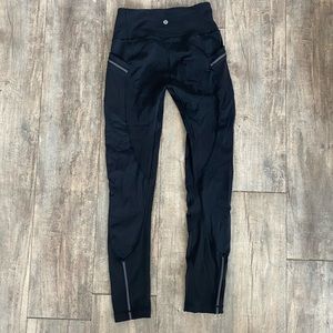 Lululemon Reflective Leggings | Size 6 | Color Black